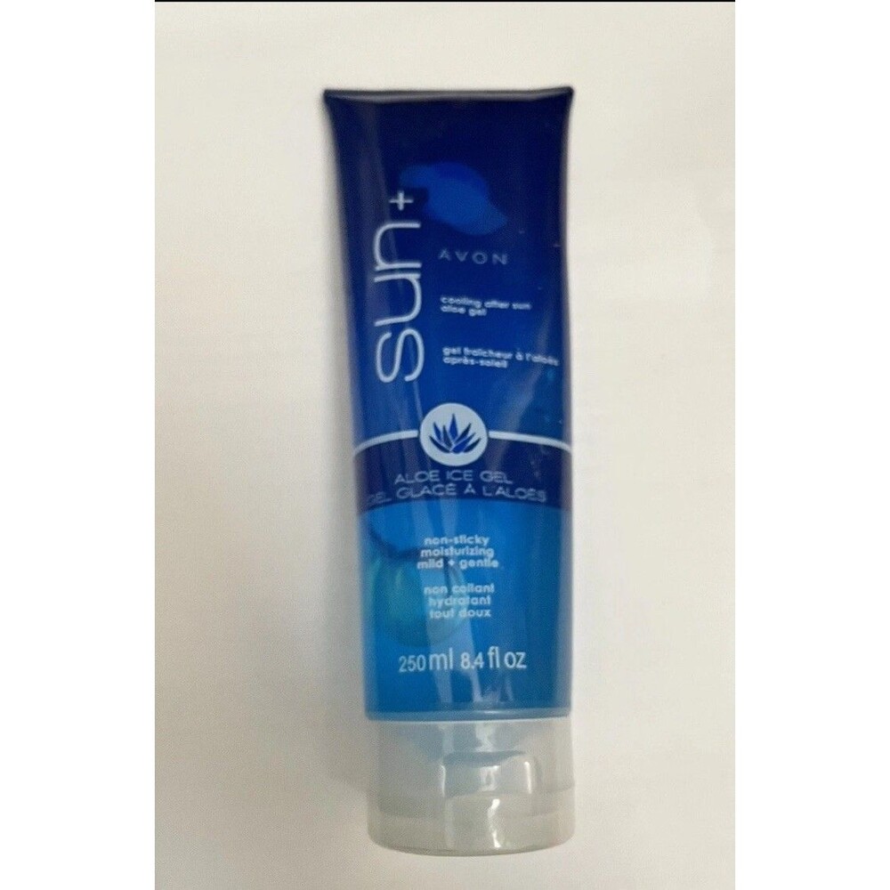 AVON SUN COOLING AFTER SUN NON-STICKY MOISTURIZING ALOE GEL 8.4oz 250ml NEW